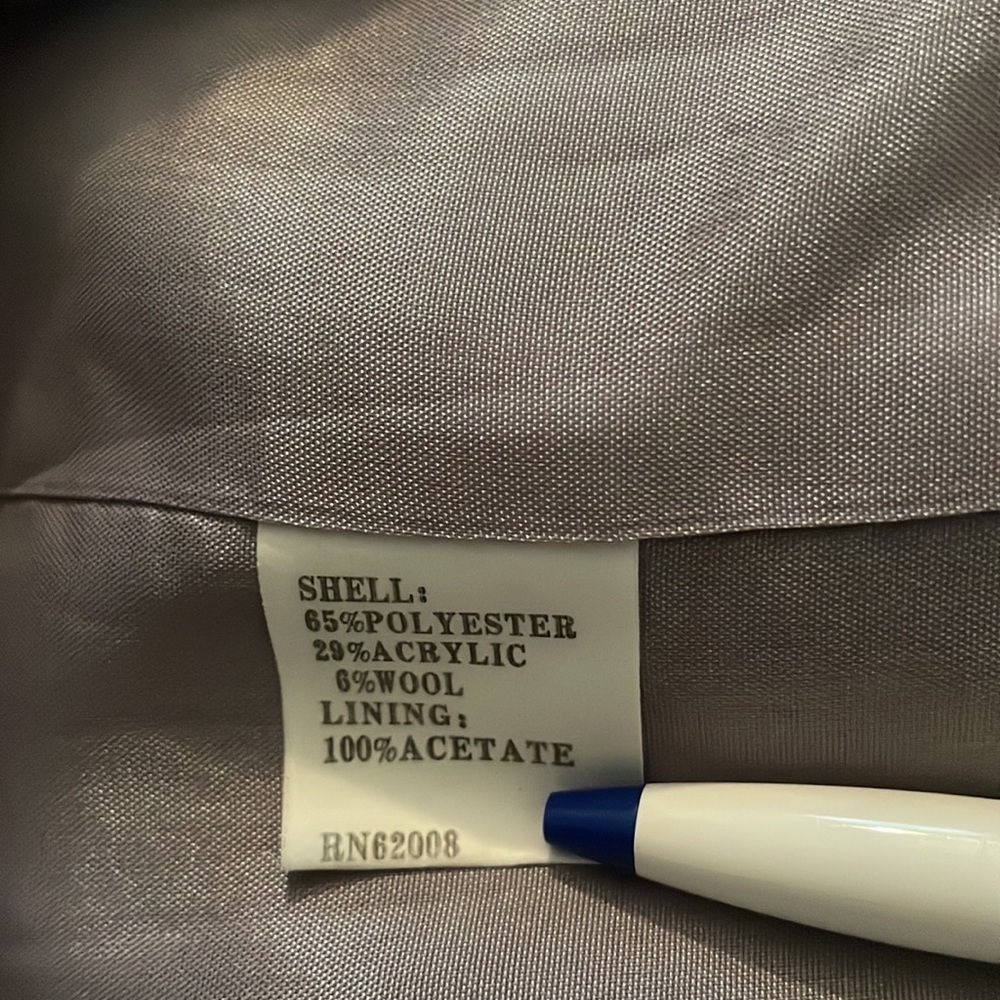 Lavender Buttoned Waist Jacket - Picture 13 of 15